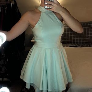 Mint green shaker lulus dress